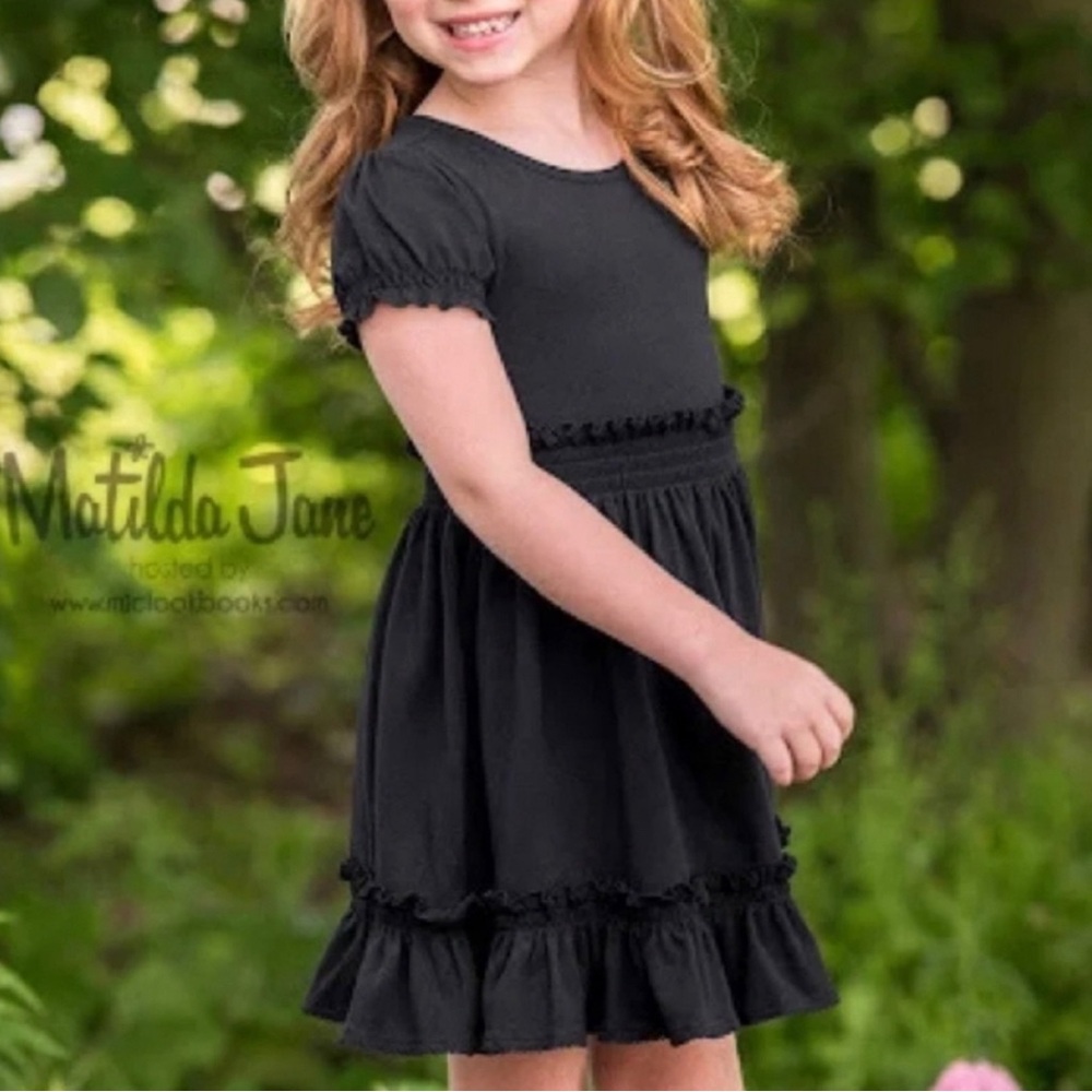Matilda Jane Perfectly Paired Lap Dress in Onyx. Size 8